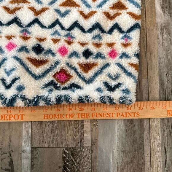 Eddie Bauer Quest Plush Quarter Zip Cozy Fleece Pullover Jacket XXL Aztec - Picture 13 of 14